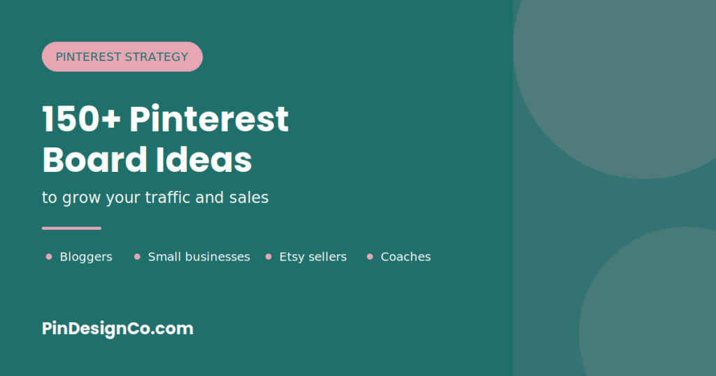 pinterest board ideas